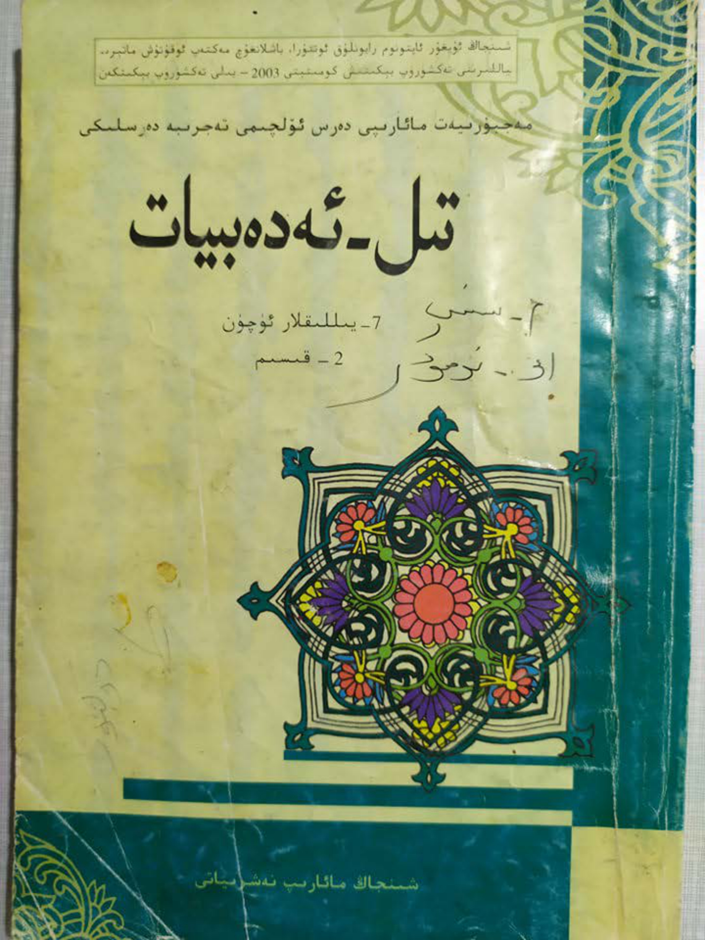 تىل-ئەدەبىيات (7-يىللىقلار ئۈچۈن، 2-قىسىم)
