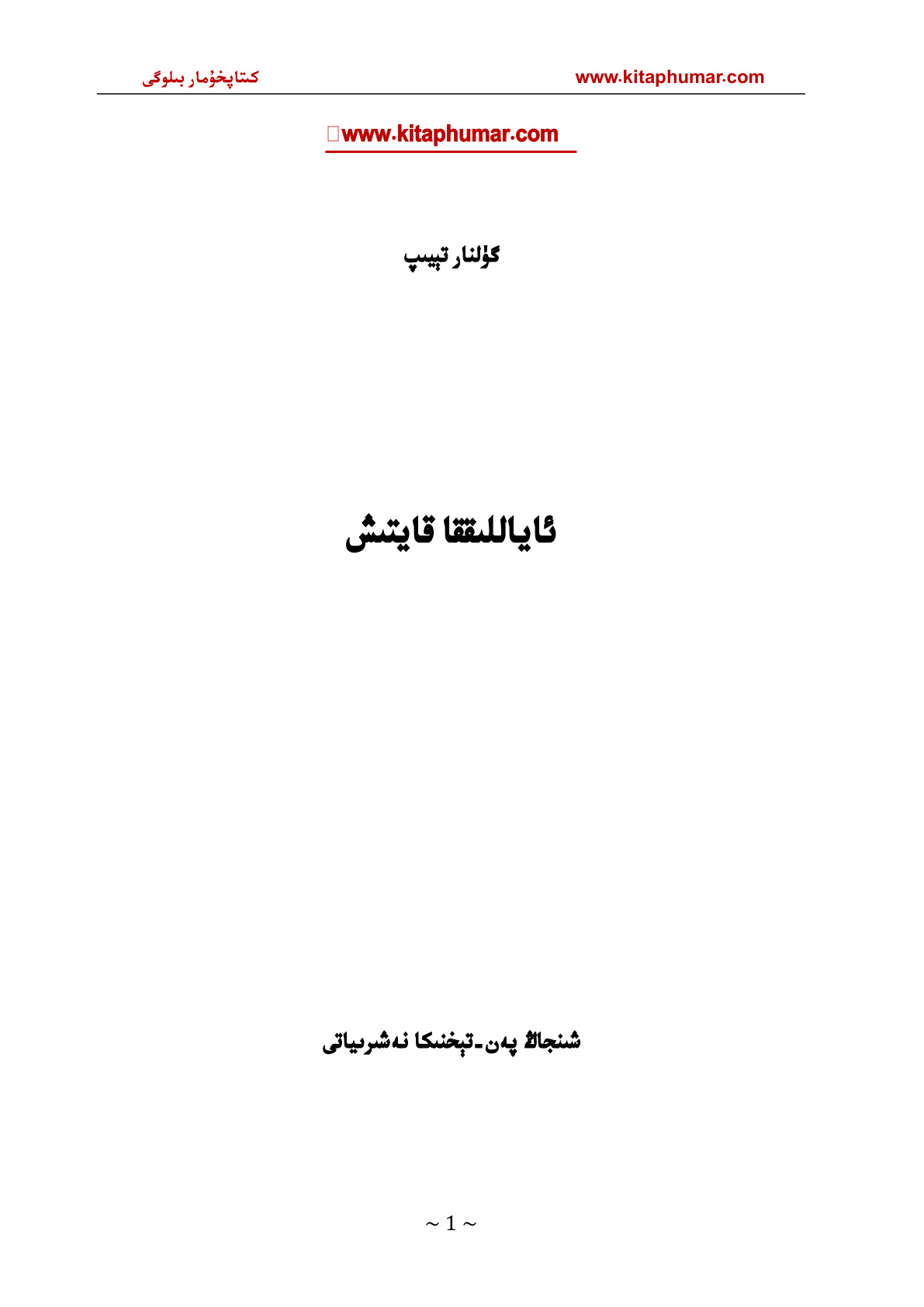 ئاياللىققا قايتىش